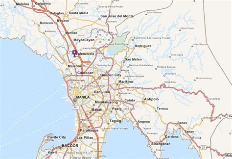 road map of valenzuela city.